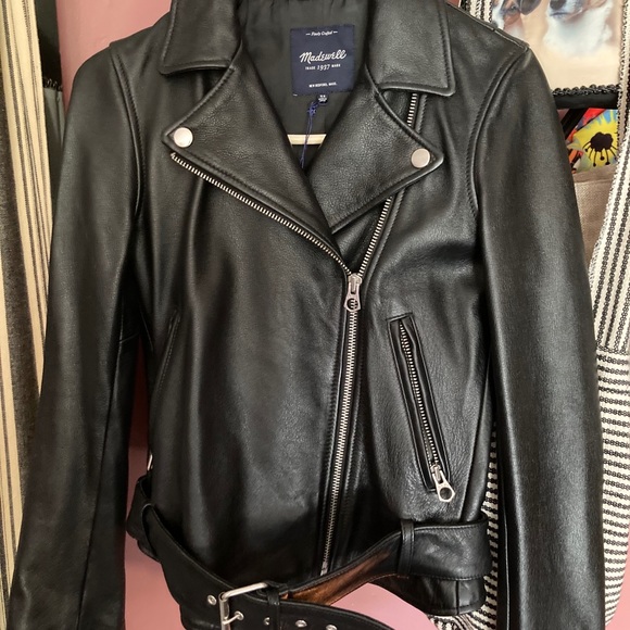 Madewell Jackets & Blazers - Madewell leather biker jacket